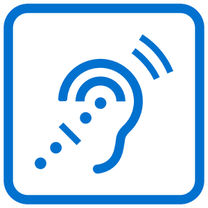 audio impaired icon